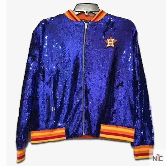 Astros Sequin Jacket