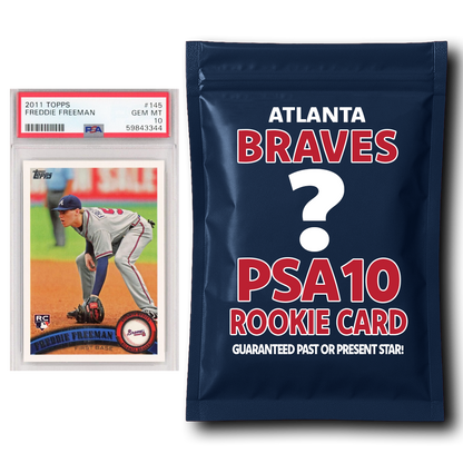 Atlanta Braves PSA 10 Graded Rookie Card Mystery Pack