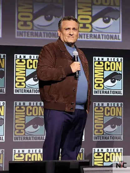 Avengers Doomsday Joe Russo Suede Leather Jacket