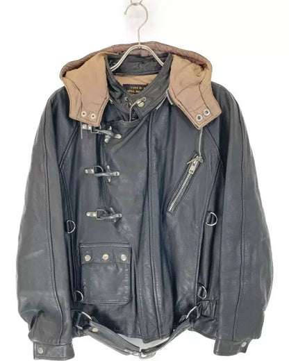 Avirex B-7 Black Leather Tanker Jacket