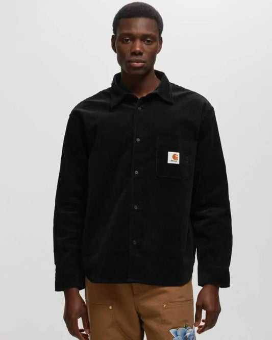 Awake NY X Carhartt WIP Black Collared Shirt
