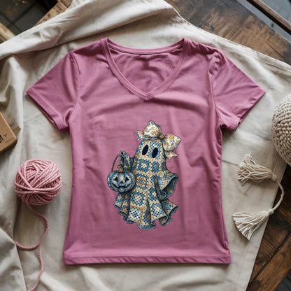 Granny Ghost Lady V-neck