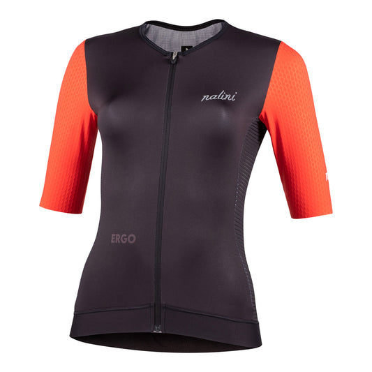 Nalini LASER Women's Cycling Jersey (Black/Coral) XS-XL