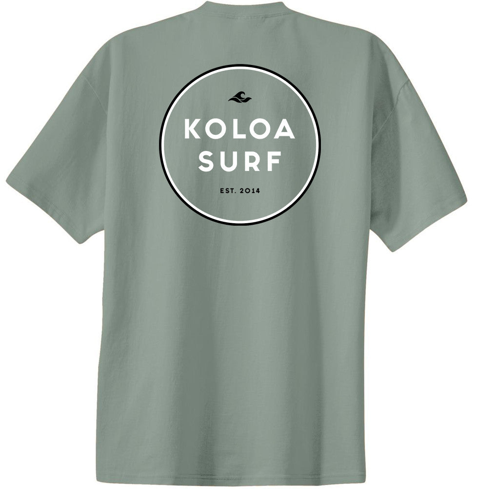 The Koloa Original Circle Heavyweight T-Shirt- Black