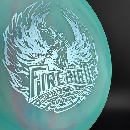 2018 Glow Champion Firebird - Swirly Blue Pink Nate Sexton TS