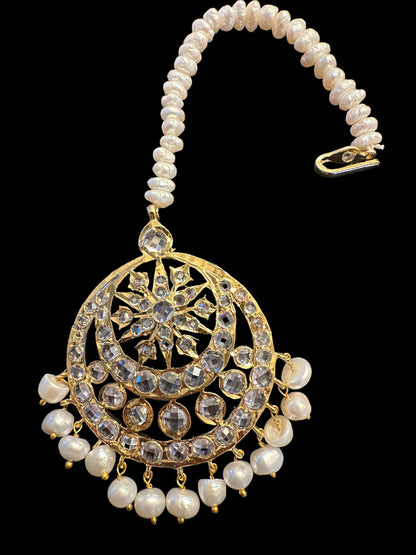 DJTK211 Isra tika in fresh water pearls ( READY TO SHIP )