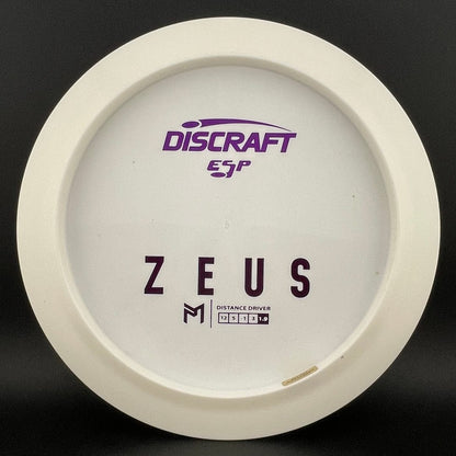White ESP Zeus - Bottom Stamp Dyer's Delight - Paul McBeth