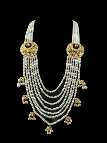 BR480 MUNIRA bridal set in Navratan ( READY TO SHIP )