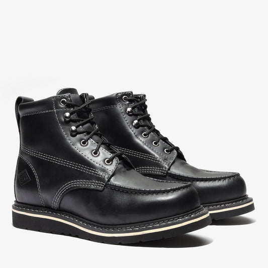 FRONTIER CLASSIC 6" MOC TOE JET BLACK XL