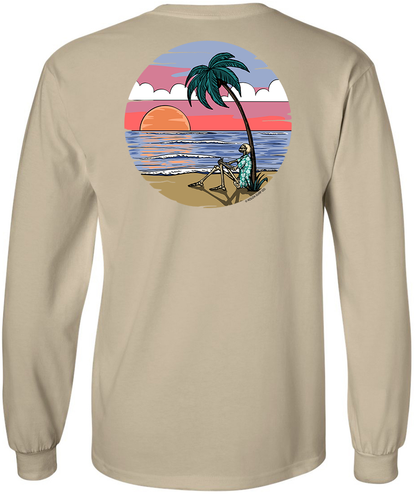 Koloa Skeleton Palm Long Sleeve T-Shirt