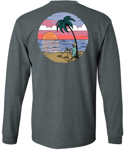 Koloa Skeleton Palm Long Sleeve T-Shirt