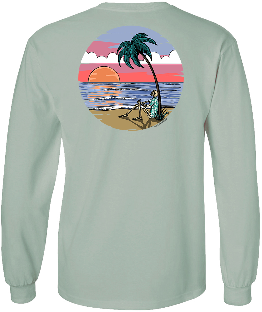 Koloa Skeleton Palm Long Sleeve T-Shirt