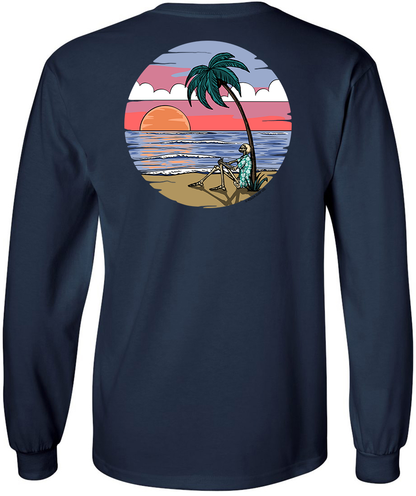 Koloa Skeleton Palm Long Sleeve T-Shirt