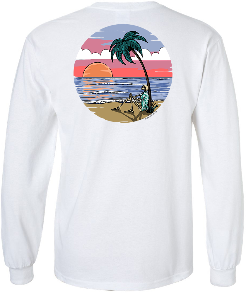 Koloa Skeleton Palm Long Sleeve T-Shirt