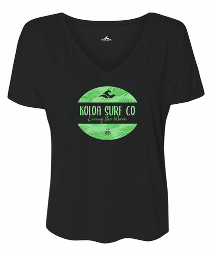 Koloa Kalihiwai Slouchy V-Neck Tee