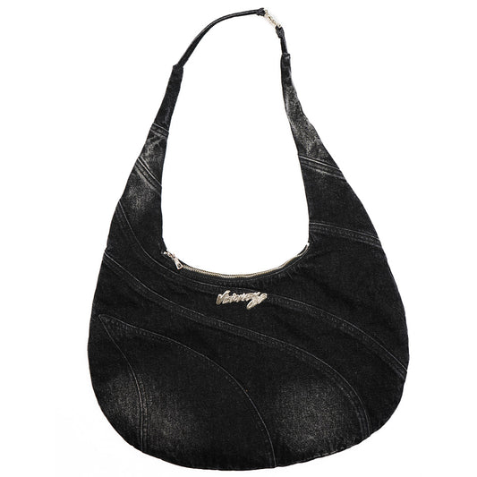 VZNARY "TWIST OF FATE" JUMBO BAG ( BLACK )