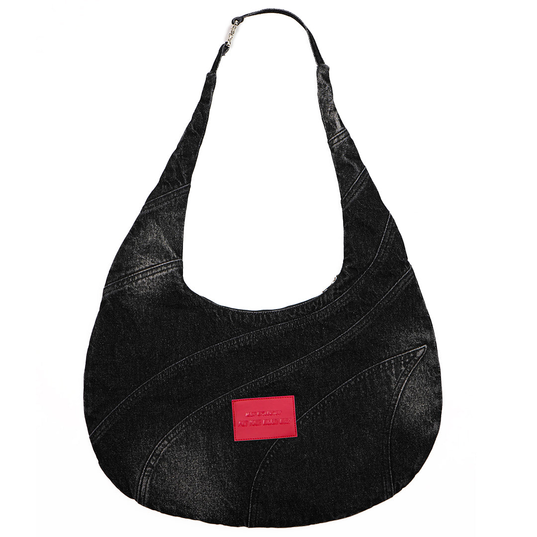 VZNARY "TWIST OF FATE" JUMBO BAG ( BLACK )