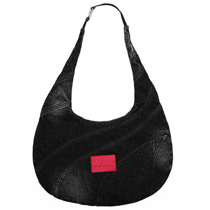 VZNARY "TWIST OF FATE" JUMBO BAG ( BLACK )