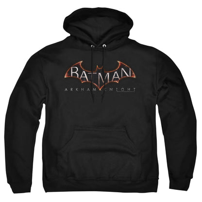 Batman Arkham Knight  Logo Mens Hoodie Black Officially Licensed