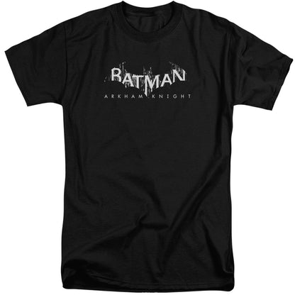 Batman Arkham Knight Ak Splinter Logo Mens Tall T Shirt Black Officially Licensed