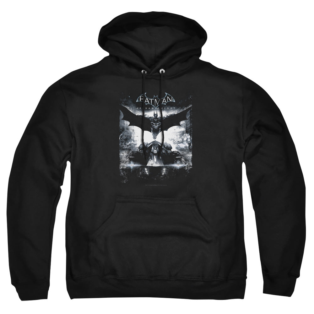 Batman Arkham Knight Forward Force Mens Hoodie Black Officially Licensed
