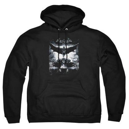 Batman Arkham Knight Forward Force Mens Hoodie Black Officially Licensed