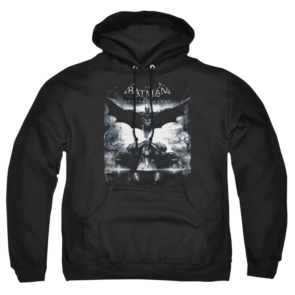 Batman Arkham Knight Forward Force Mens Hoodie Black Officially Licensed