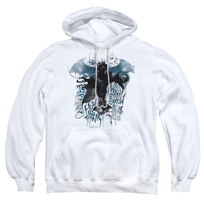 Batman Arkham Knight I Know Mens Hoodie White Officially Licensed