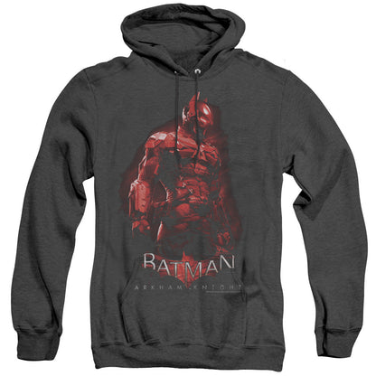 Batman Arkham Knight Knight Mens Heather Hoodie Black Officially Licensed
