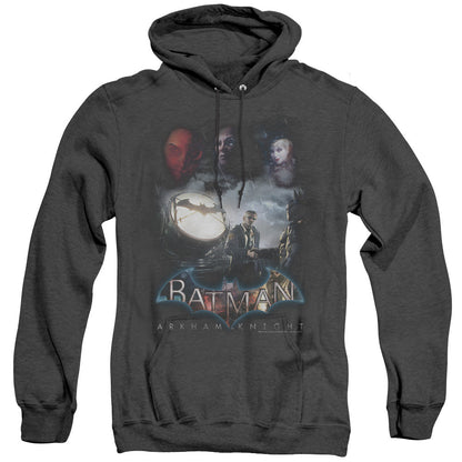 Batman Arkham Knight Villain Storm Mens Heather Hoodie Black Officially Licensed