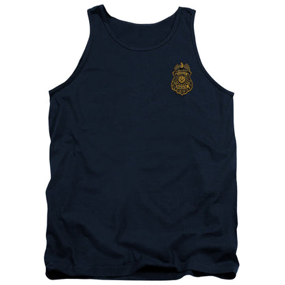 Batman Arkham Knight Gotham Badge Mens Tank Top Shirt Navy Officially Licensed