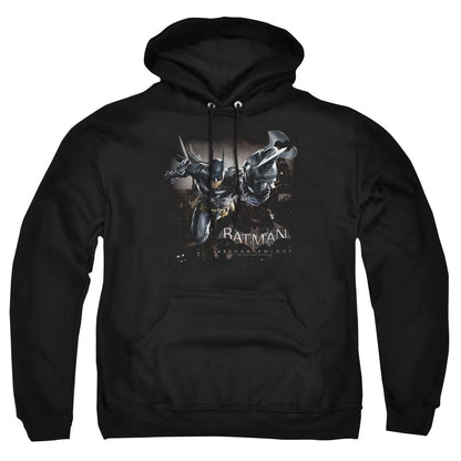 Batman Arkham Knight Grapple Mens Hoodie Black Officially Licensed