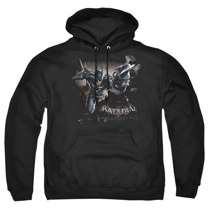 Batman Arkham Knight Grapple Mens Hoodie Black Officially Licensed