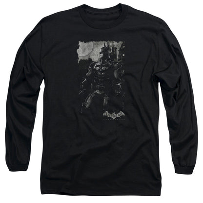 Batman Arkham Knight Bat Brood Mens Long Sleeve Shirt Black Officially Licensed