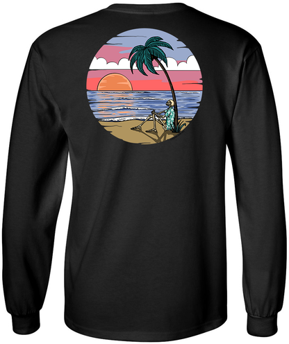 Koloa Skeleton Palm Long Sleeve T-Shirt