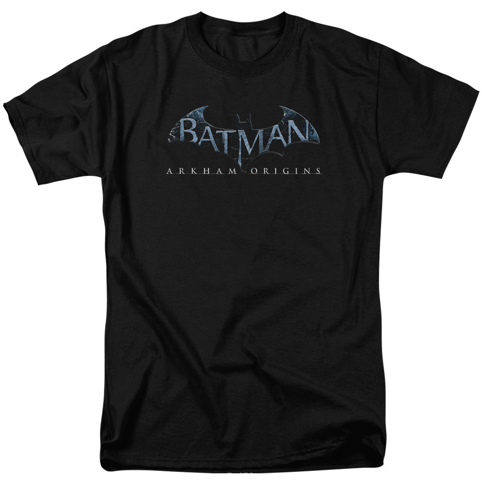 Batman Arkham Origins Logo Mens T Shirt Black Officially Licensed