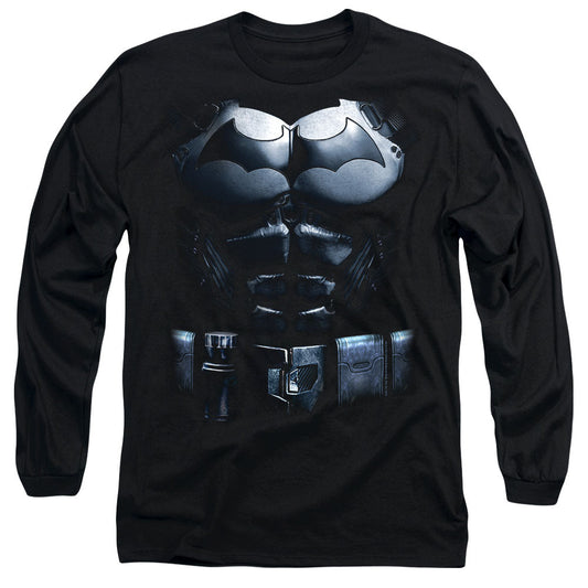 Batman Arkham Origins Uniform Mens Long Sleeve Shirt Black Officially Licensed
