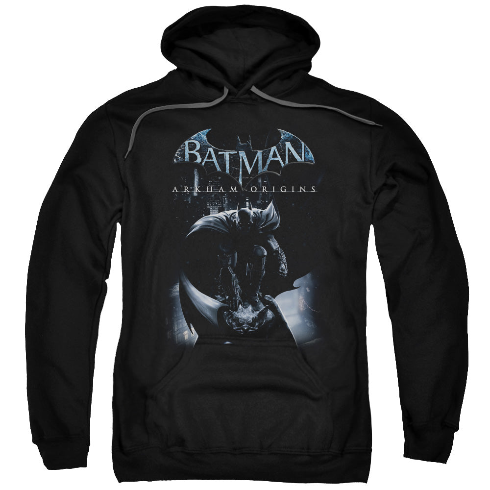 Batman Arkham Origins Perched Cat Mens Hoodie Black Officially Licensed