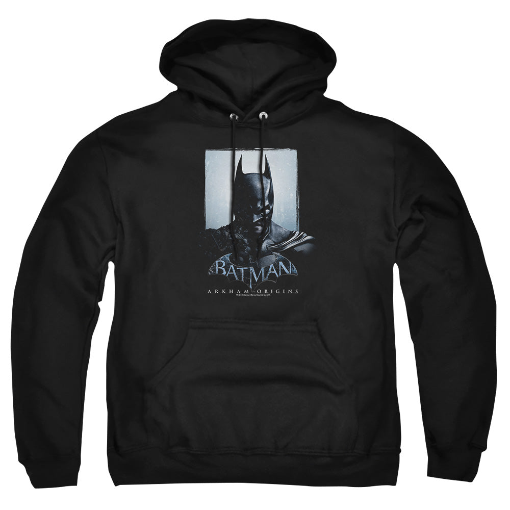 Batman Arkham Origins Two Sides Mens Hoodie Black Officially Licensed