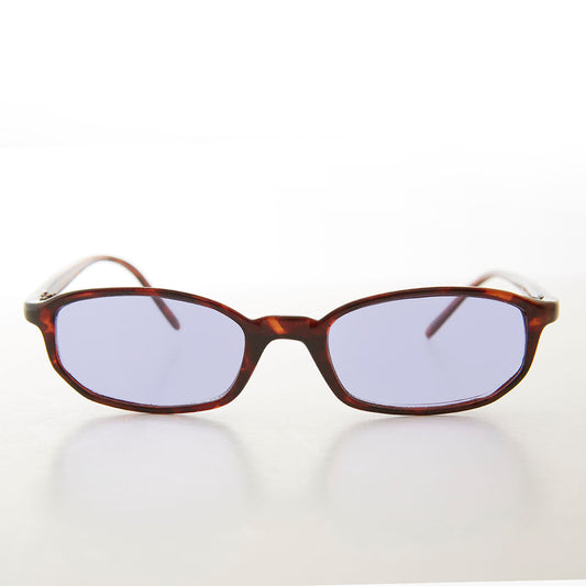 Small Rectangle Tinted Lens Sunglasses - Bard
