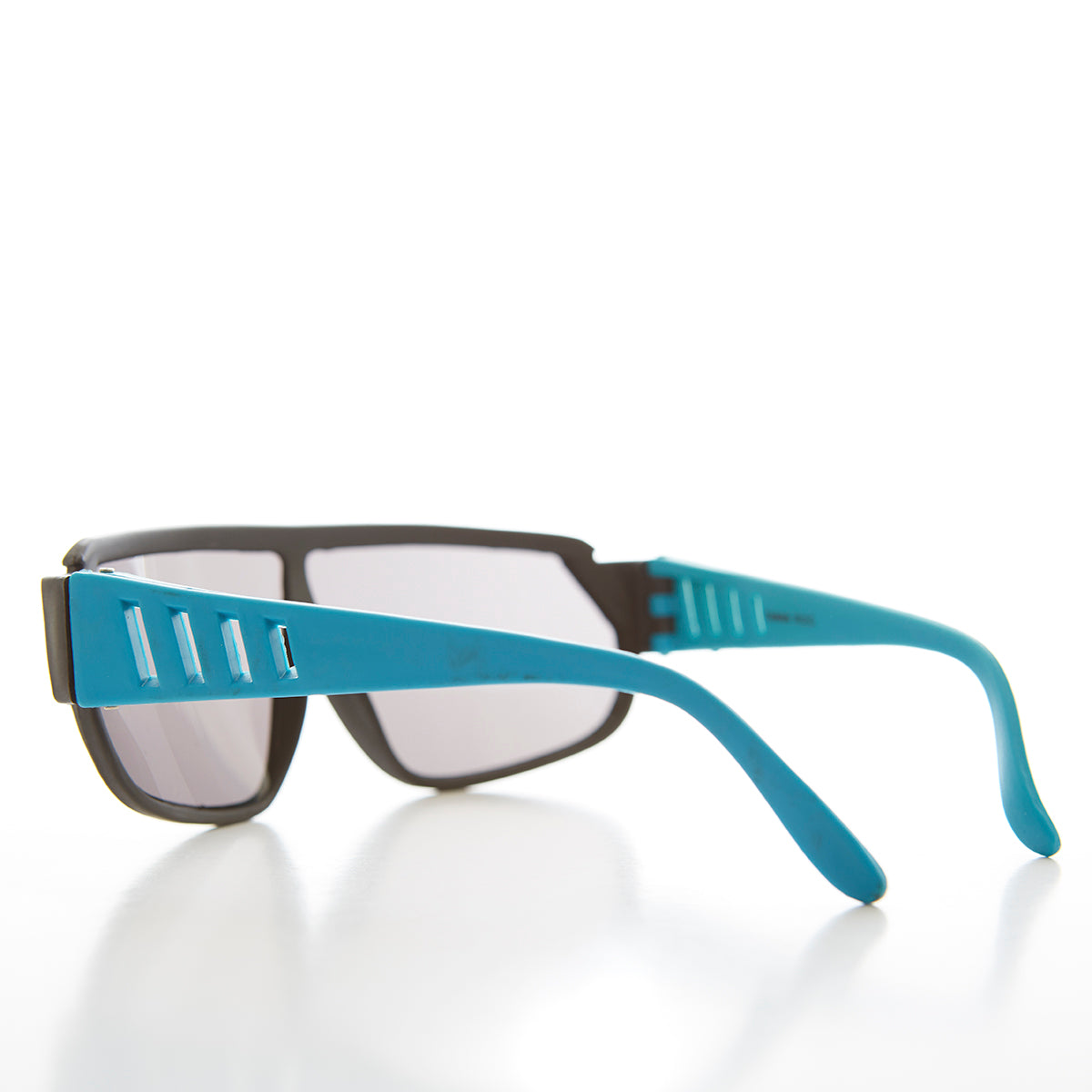 80s Neon Sports Shield Vintage Sunglass - Barney