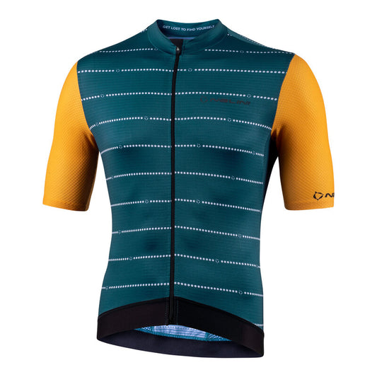 Nalini RESPECT Men's Cycling Jersey (Navy Blue / Yellow) M, XL, 2XL