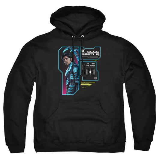 Blue Beetle (2023) Data Read Out Mens Hoodie Black Officially Licensed
