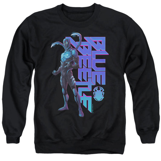Blue Beetle (2023) Standing Mens Crewneck Sweatshirt Black Officially Licensed