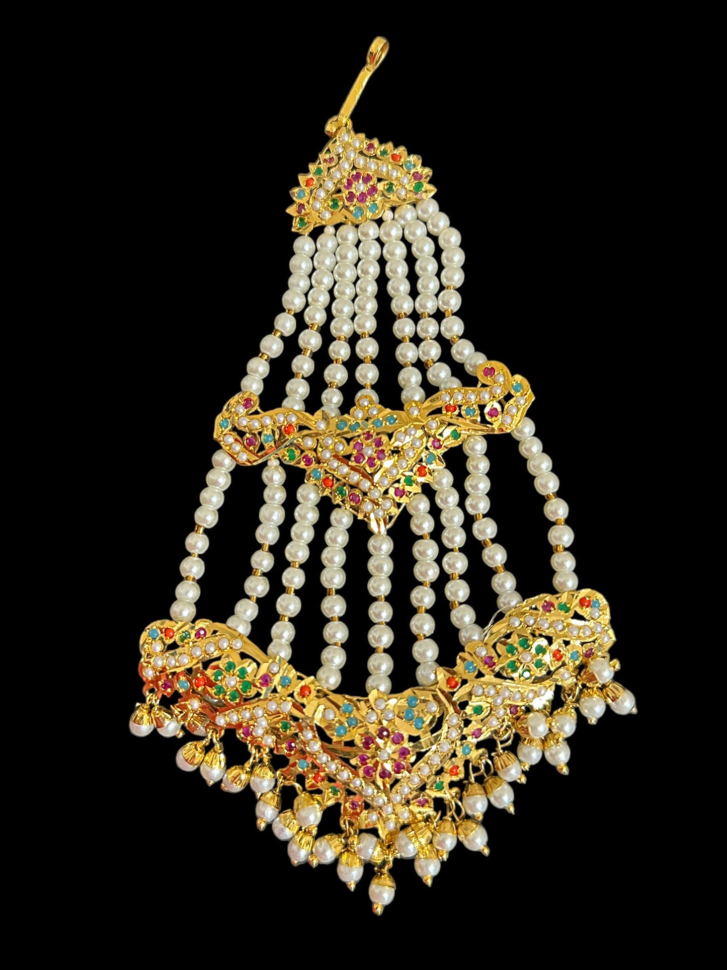 DJHR103 ASMITA jhoomar in Navratan   ( READY TO SHIP)