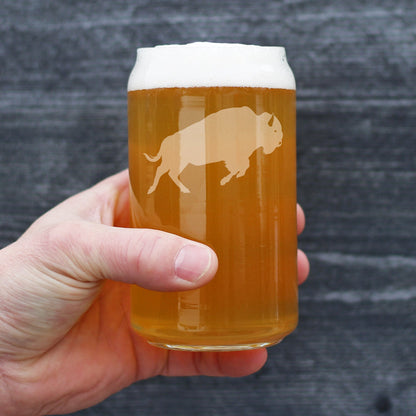Bison - 16 Ounce Beer Can Pint Glass
