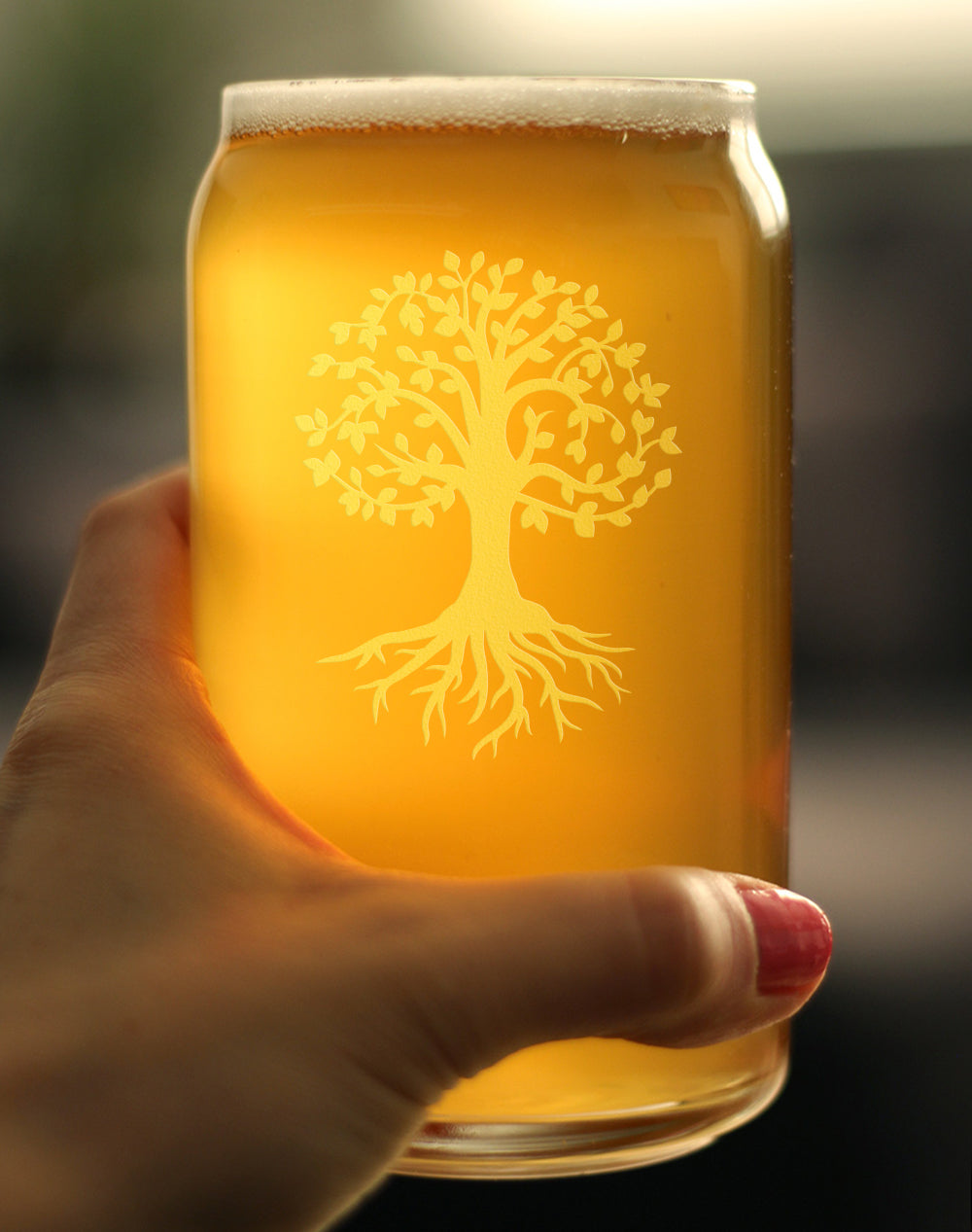 Tree Of Life - Beer Can Pint Glass - Cute Family Themed Gifts and Decor - 16 oz Glass