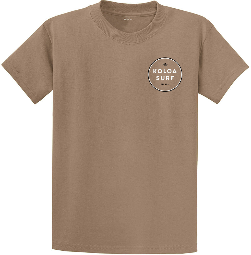 The Koloa Original Circle Heavyweight T-Shirt- Black