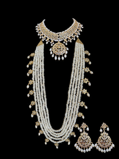 Anamra fresh water pearls bridal set (SHIPS IN 4 WEEKS  )