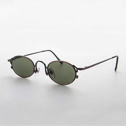 Oval Victorian Style 90s Sunglasses - Beatrice